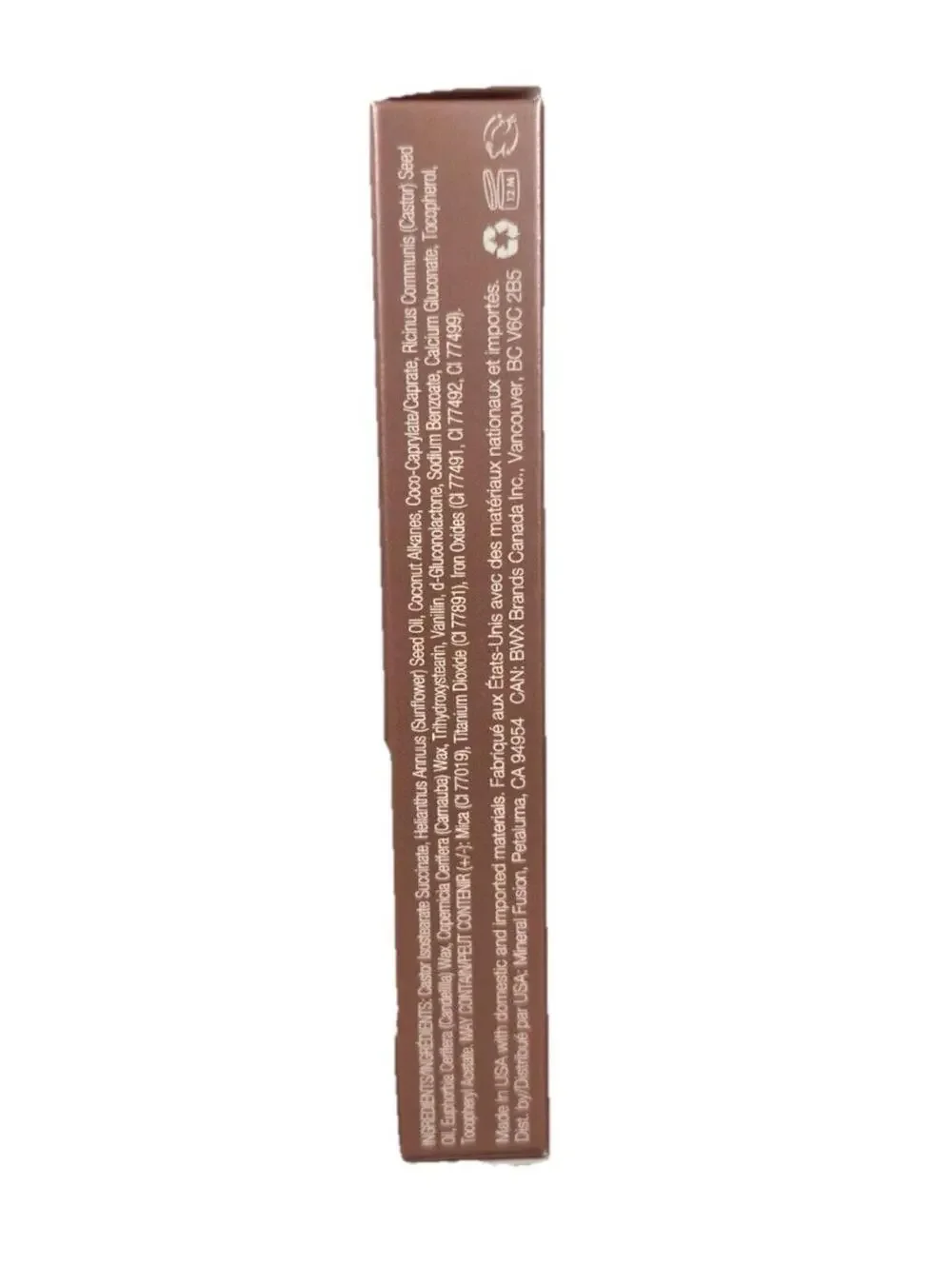 Mineral Fusion in Bondi – Vegan Clean Beauty Lip Gloss – Nude Coral Shine – NIB!